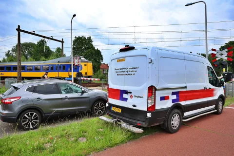 Storing spoorwegovergang Gagelsweg in Steenwijk