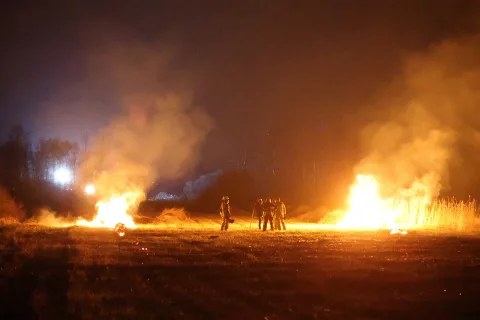 Wederom rietbranden in natuurgebied de Weerribben-Wieden