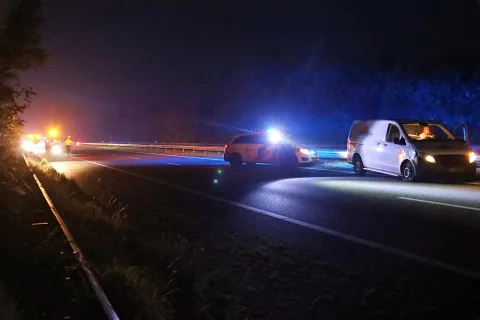 Ongeval op de A32 bij De Pol