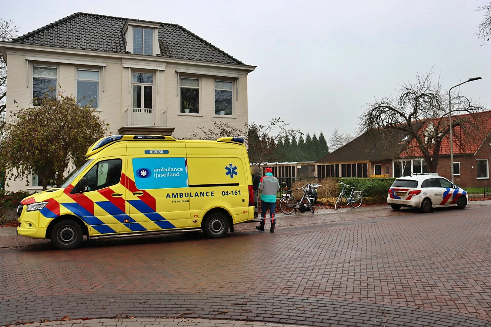 Ongeval op de Dorpsstraat in Nijeveen