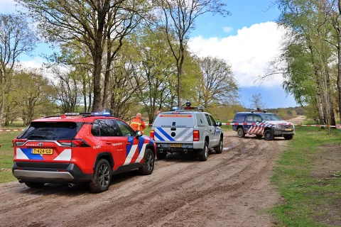 Bom uit de Tweede Wereldoorlog gevonden op het Holtingerveld bij Havelte