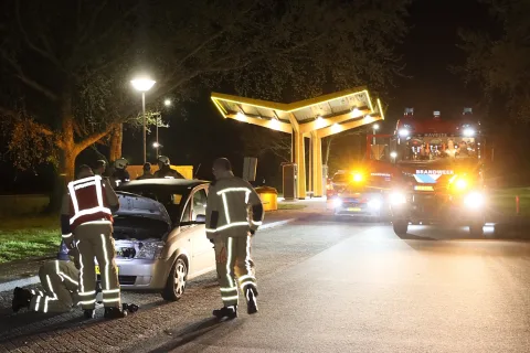 Brandweer Havelte gealarmeerd voor autobrand op parkeerplaats Bovenboer langs A32