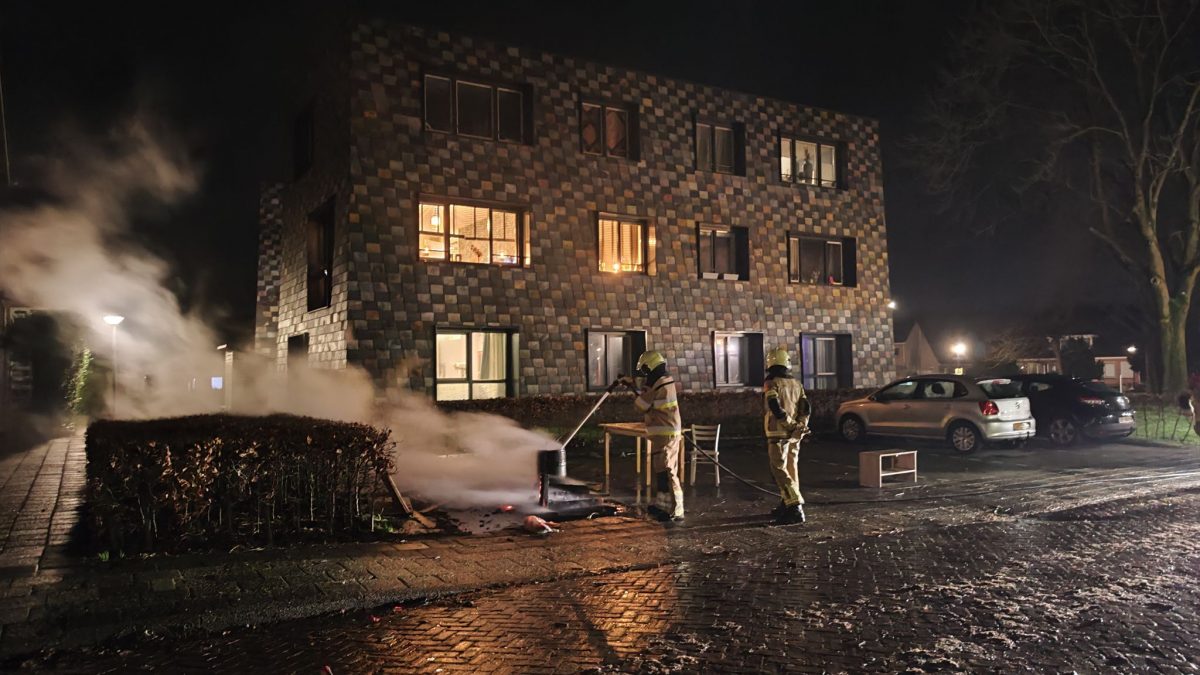 Rustige jaarwisseling voor de brandweer in Steenwijkerland