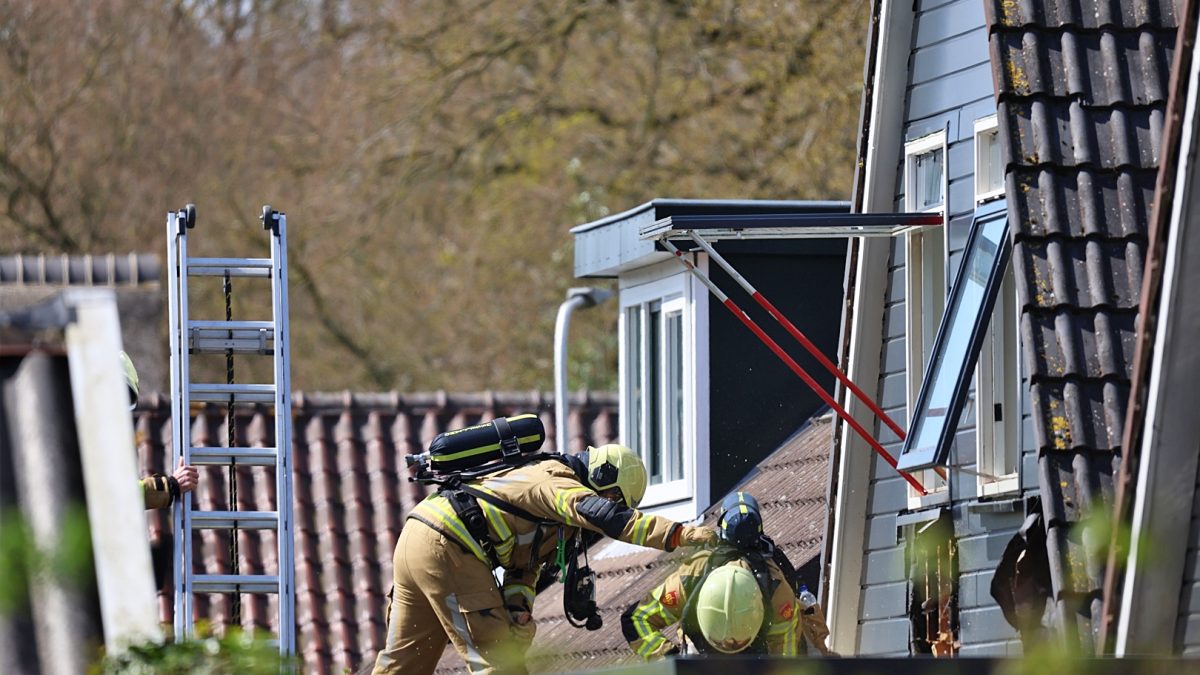 Woningbrand aan de Paasloregel in Willemsoord